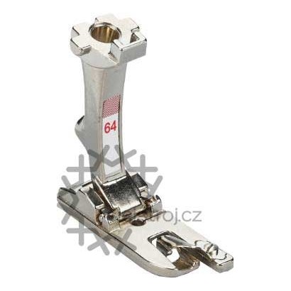 Bernina patka 64 - na obruby 4 mm rovným stehem