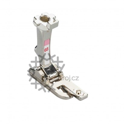 Bernina patka 68 - rolovaný lem 2 mm mušličkovým stehem Bernina patka 68 - rolovaný lem 2 mm mušličkovým stehem