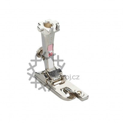Bernina patka 69 - rolovaný lem 4 mm mušličkovým stehem