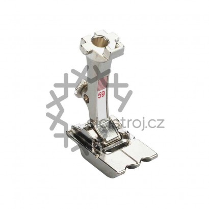 Bernina patka 59 - dvojité našívání šňůrek 4-6 mm