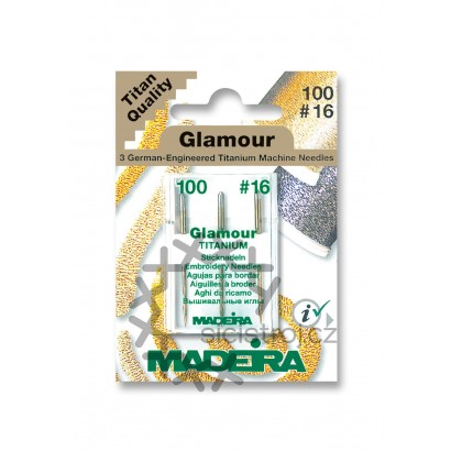 Madeira Glamour 9453T - titanové strojové jehly